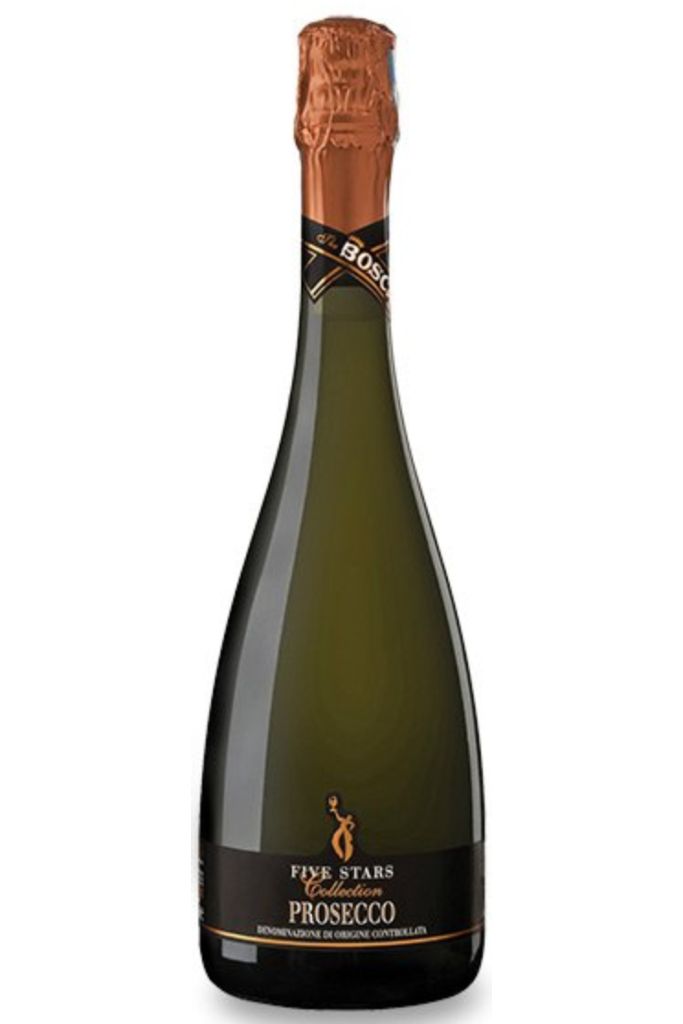 Игристые вина просекко отзывы. Bosca Prosecco. Боско шампанское Просекко. Bosca Asti Five Stars secco. Игристое вино Bosca Prosecco Five Stars.